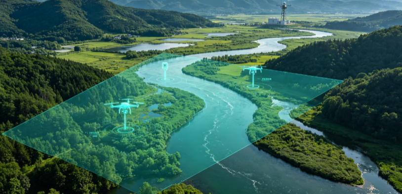 湘桥区GEO 全域空间监测筑牢生态屏障，空间技术支撑环境治理与灾害防御